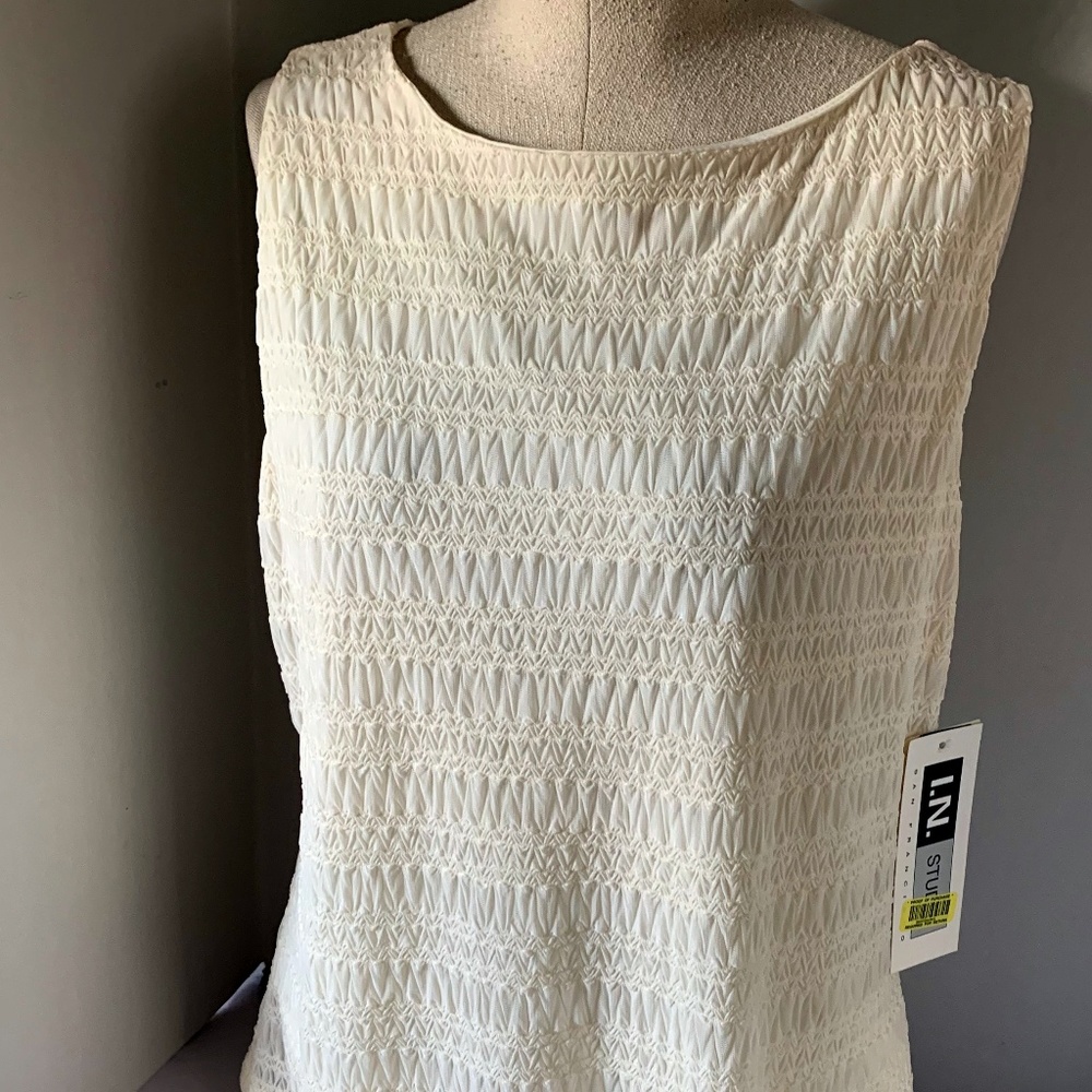 I.N. Studio San Francisco Sleeveless Top XL NEW